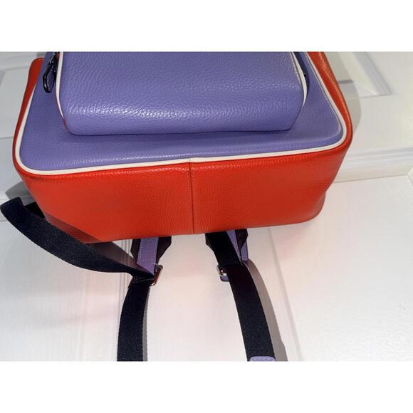 Coach Court Backpack In Colorblock - Multi Violet CR768 - Picture 4 of 8